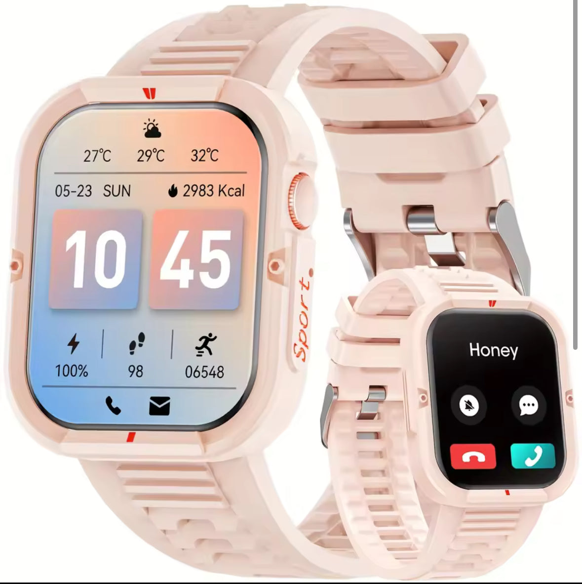 Smartwatch Bluetooth High-Definition Screen, Sport Watch